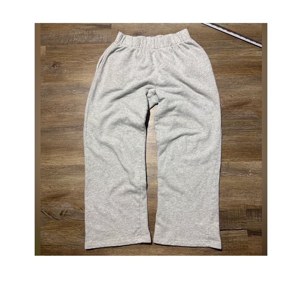 Women's Grey Uncuffed Sweatpants